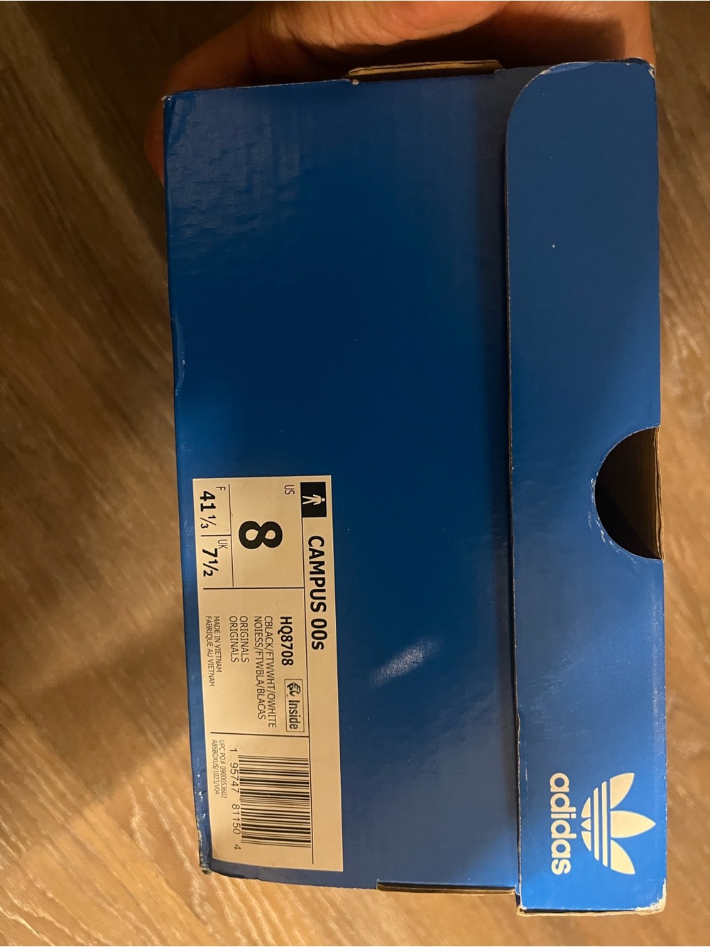 adidas Black n White Campus 00s with original Shoe Box